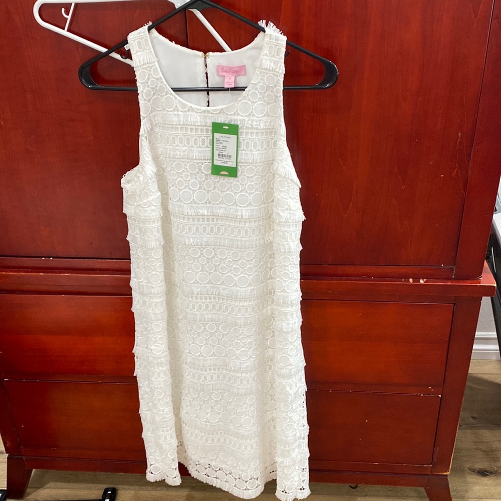 New with tags beautiful white Lilly Pulitzer dress